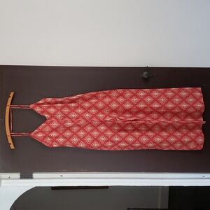NWT Zara rust patterned jumpsuit Large